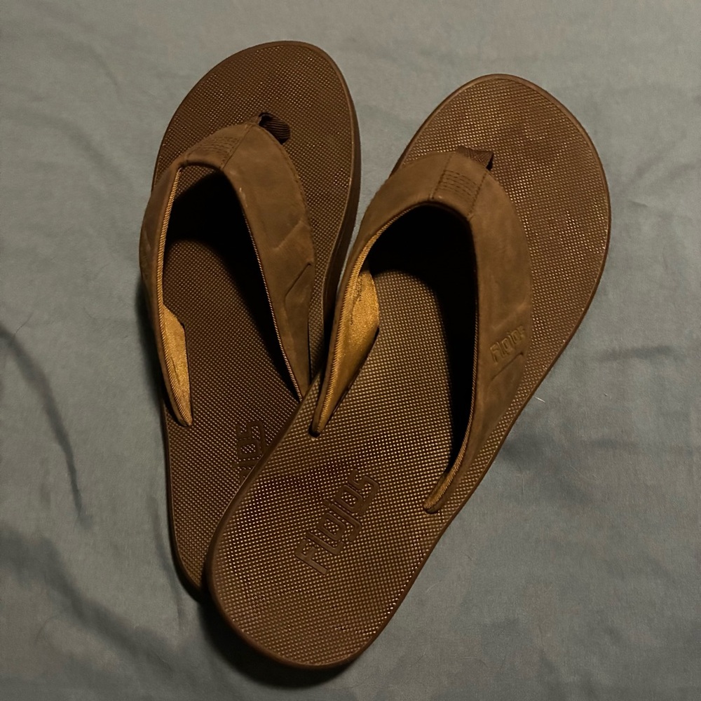 Flojos Tan Flip-Flop Sandals